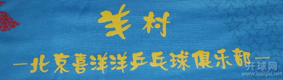 御用比赛服背面下方文字