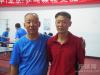 薛永庆老师和马志敏荣获2016年元月二日的，北京涵育乒乓球俱乐部双人团体赛冠军；我和汤星荣获亚军；