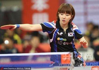韩国美女削球手徐孝元