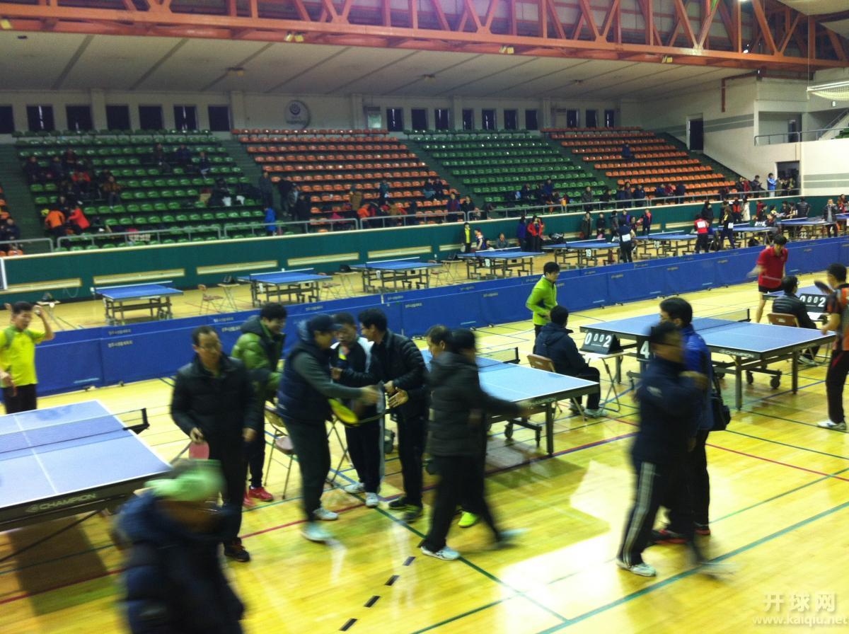 团体比赛赛前相互致意