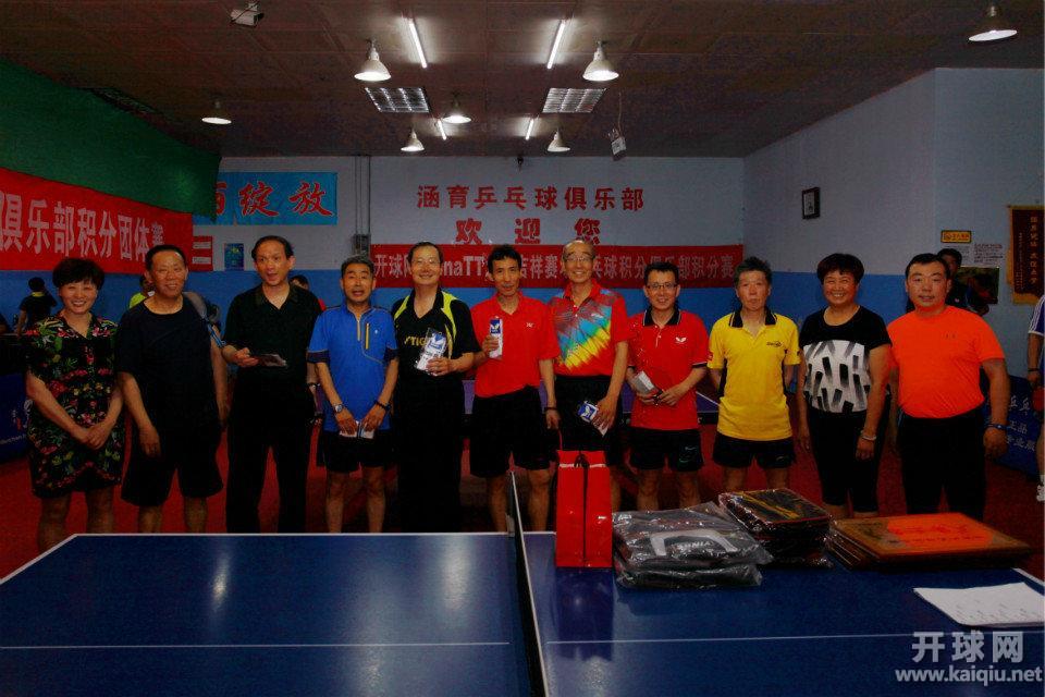 涵育乒乓球俱乐部青少年交流积分赛公开组