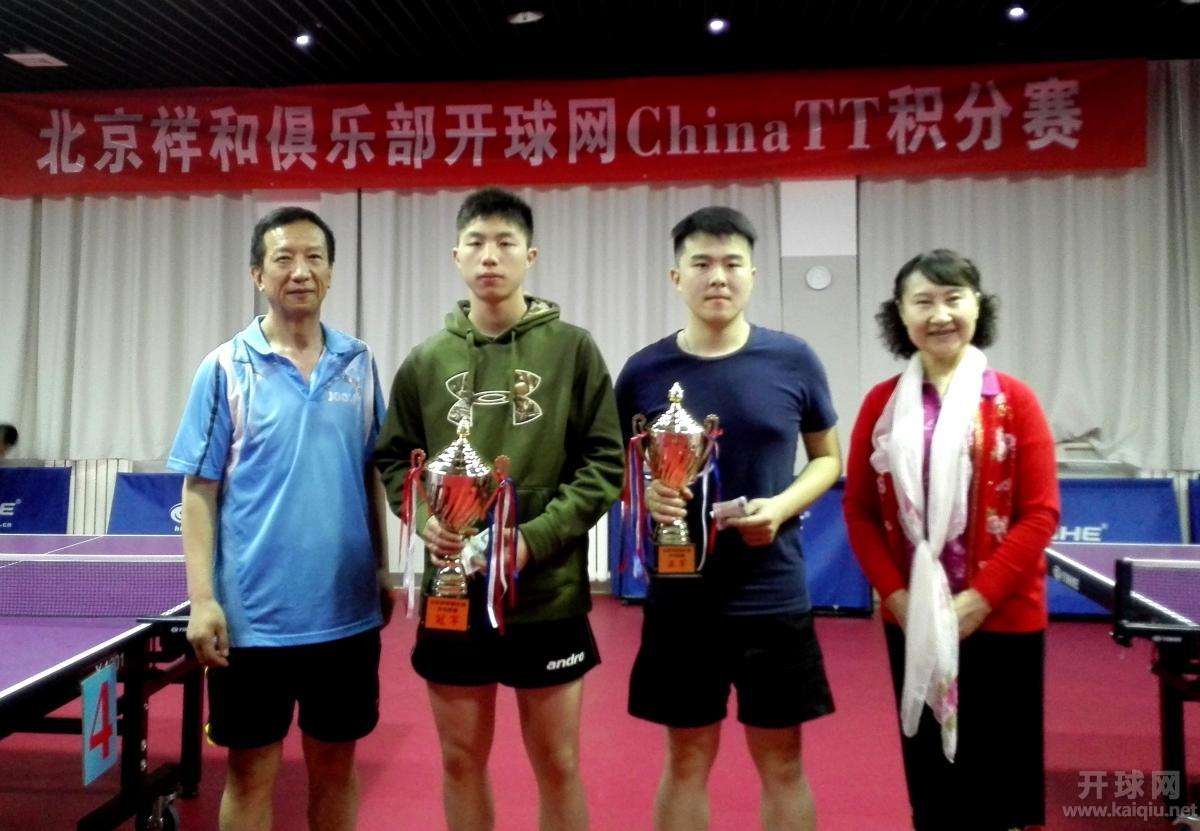 甲组颁奖合影，冠军小小品，亚军大太阳。