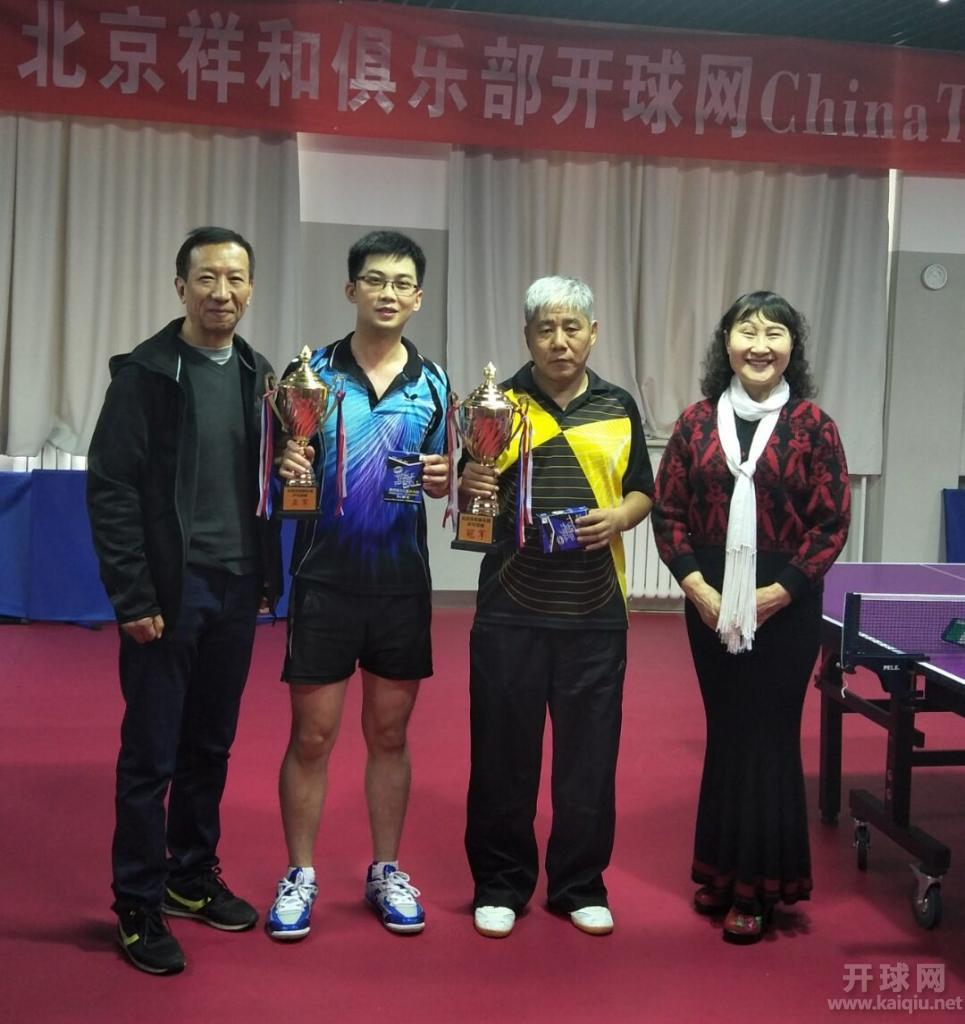 甲1组冠军关宝亮，亚军蘇大饼。